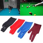 Gant de billard billard spandex billard piscine main gauche ouvert trois doigts accessoire pour unisexe ...