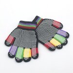 Gants chauds d'hiver pour enfants, mitaines tricotées extensibles, camouflage, gants de ski a doigt complet, ... Gants chauds d'hiver pour enfants, mitaines tricotées extensibles, camouflage, gants de ski a doigt complet, ...