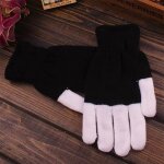 Gants clignotant led rave party, 3 couleurs et 6 modes, lumi�re scintillante, pour halloween, pour doigt ...