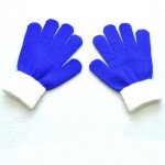 Gants enfants hiver chaud enfants enfants magique gants d'hiver couleur bloc plein doigt gants chauds ...