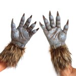 Gants de fant�me de loup - garou d'halloween 2 pi�ces, cadeau de festival de cosplay, gants de b�te poilu, ...