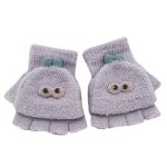 Gants d'hiver pour nouveau - n�, design de dessin anim�, chat, patchwork de couleurs, chauds, tricot�s, ...