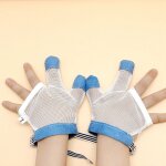 Gants sans manger pour bb, en tissu de qualit alimentaire, sans fluorescent, en maille, a schage ...