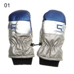 Gants de ski pour enfants, 1 paire, mitaines a manches longues, impermables, epaisses, chaudes, antidrapante ...
