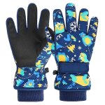 Gants de ski pour enfants, gants chauds pour garçons, gants en coton avec dessin animé et velours chaud ... Gants de ski pour enfants, gants chauds pour garçons, gants en coton avec dessin animé et velours chaud ...