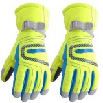 Gants de ski unisexes impermables et coupe - vent pour l'hiver