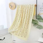 Gant de toilette en microcarence pour nouveau - n, serviette de bain en forme de lapin doux pour bb, ...