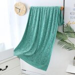Gant de toilette en microcarence pour nouveau - n, serviette de bain en forme de lapin doux pour bb, ...