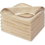 Gants de toilette en microfibre a schage rapide, absorbants, doux et dmaquillants, lavables, s en microfibre ...
