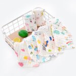 Gant de toilette en mousseline pour bb, 10 pices / ensemble, mouchoir pour nouveau - n, serviettes ...