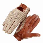 Gants tricots en peau de chvre pour hommes, pour cran tactile, pour la conduite quotidienne en moto ...