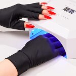 Gants uv pour lampe a ongles en gel, gants anti - uv, gants de protection uv upf50 + pour sche - manucure, ...