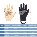 Gants de vlo pour enfants, antidrapants, doigt complet, pour l'quitation en plein air, pour cran ...
