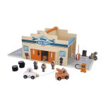 Garage en bois ville