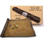 Gargouille de jeu pliable portable et pliable - rangement de d�s et plateau a rouler - tapis pliable ...