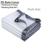 Gazebo renforc en maille de 0. 33mm, film pe tarlii, couverture pour plantes succulentes de jardin, ...