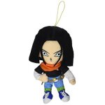 Ge animation ge - 52718 dragon ball z 8 android 17 black hair stuffed plush