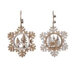 Generique - figurines en bois pour arbre de nol modles assortis 12x0, 7x12cm - autre