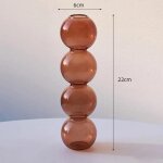 Gent ement sphblades art vase a bulles en verre cratif nordique, ornements floraux, dcoration d'intrieur, ...