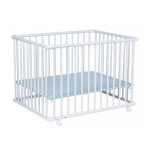 Geuther parc belami + fond reglable 97 x 97 x 71 cadre blanc decor vert d eau Geuther parc belami + fond reglable 97 x 97 x 71 cadre blanc decor vert d eau