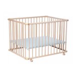 Geuther parc belami + fond reglable 97 x 97 x 71 cadre naturel decor vert d eau