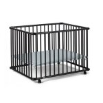 Geuther parc belami + fond reglable 97 x 97 x 71 cadre wenge decor vert d eau