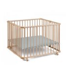 Geuther parc lucilee pliage vertical 90 x 97 x 70 cm cadre naturel motifs vert d'eau