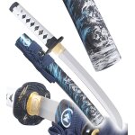 Ghost of tsushima tanto en bois katana jin sakai sabre epee replique bois couteau katana japoanais
