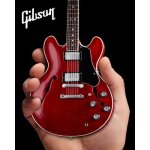 Gibson es - 335 faded cherry red mini guitar replica collectible [] figure, col