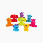Gicleurs animaux rigolos x8 amis de la jungle de playgro