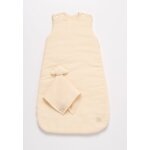 Gigoteuse bb hiver en double gaze de coton et son doudou mouchoir