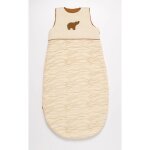 Gigoteuse bébé hiver patch ours en double gaze de coton Gigoteuse bébé hiver patch ours en double gaze de coton