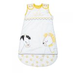 Gigoteuse chaude hiver 0 - 6 mois pluche et pompon - sauthon baby deco
