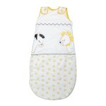 Gigoteuse chaude hiver 6 - 24 mois pluche et pompon - sauthon baby deco