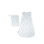 Gigoteuse coton bio 0 - 6 mois pluche et pompon - sauthon baby deco Gigoteuse coton bio 0 - 6 mois pluche et pompon - sauthon baby deco