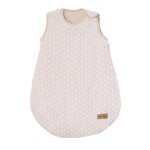 Gigoteuse sans manches en coton bio roba - frosty almond - certifie oeko - tex - motif pois en relief ...