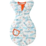 Gigoteuse transitionnelle pour emmailloter bb (baleine, s), couverture portable en coton pour bb ...