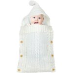 Gigoteuse tricote pour bb - velours et laine rsistants, lavable en machine, idale pour les voyages ...