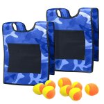 Gilet de balle adhsive pour enfants, lot de 2 pices, pour jeu en plein air