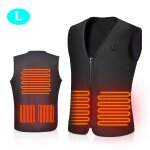 Gilet chauffant electrique réglable, chargement usb, pour camping en plein air, randonnée, golf Gilet chauffant electrique réglable, chargement usb, pour camping en plein air, randonnée, golf