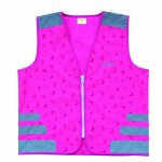 Gilet enfant wowow design fluo - veste nuty rose s