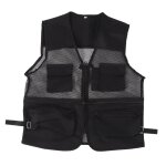 Gilet militaire durable et respirant, gilet de pêche en maille multi - poches pour activités de plein ... Gilet militaire durable et respirant, gilet de pêche en maille multi - poches pour activités de plein ...
