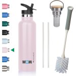 Gjfty - bouteille d'eau acier inoxydable 500ml, 750ml, gourde enfant sans bpa, gourde isotherme e'tanche, ...
