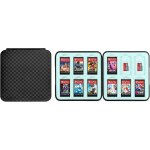 Gjfty - etui de rangement pour cartes jeux, rangement cartouche nintendo switch avec 12 emplacements ...