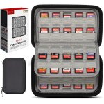 Gjfty - etui de rangement pour ranger et organiser 80 cartouches de jeu, compatible avec jeux nintendo ...