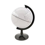 Globe educatif effaable pour enfants, carte du monde blanche pure, fait a la main, bureau, espace cognitif, ...