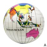 Globe gonflable de 38cm / 16 pouces, boule de carte de la terre, fournitures educatives de la terre oc�an, ...