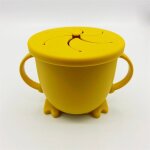 Gobelets a boire en silicone pour bb, sans bpa, portable, conteneur etanche, d'alimentation pour enfants, ...