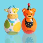 Gobelet gonflable en pvc q0kb pour enfants, jouet mignon, design en forme d'animal de dessin anim� avec ...