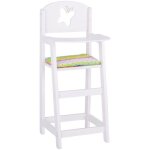 Goki chaise haute pour poupée susibelle - blanche Goki chaise haute pour poupée susibelle - blanche